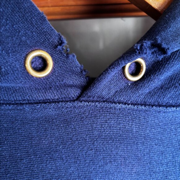 Champion Men's Vintage Golden State Warriors Navy hoodie SZ: XL - Picture 14 of 16